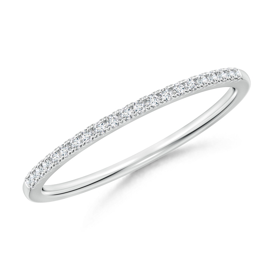 1mm GHVS Classic Diamond Half Eternity Women's Wedding Band in P950 Platinum 