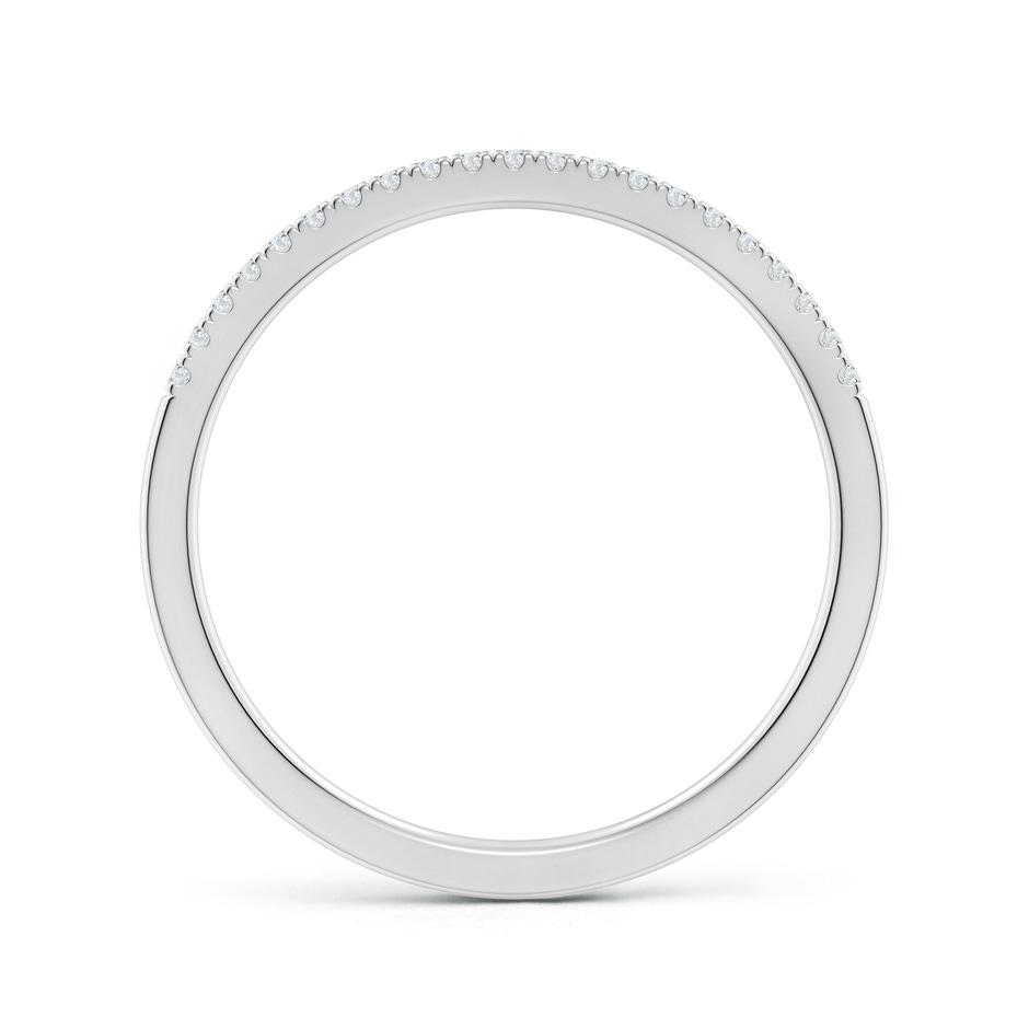 1mm GHVS Classic Diamond Half Eternity Women's Wedding Band in P950 Platinum side-1
