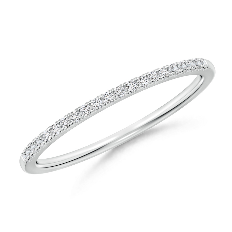 1mm HSI2 Classic Diamond Half Eternity Women's Wedding Band in P950 Platinum 