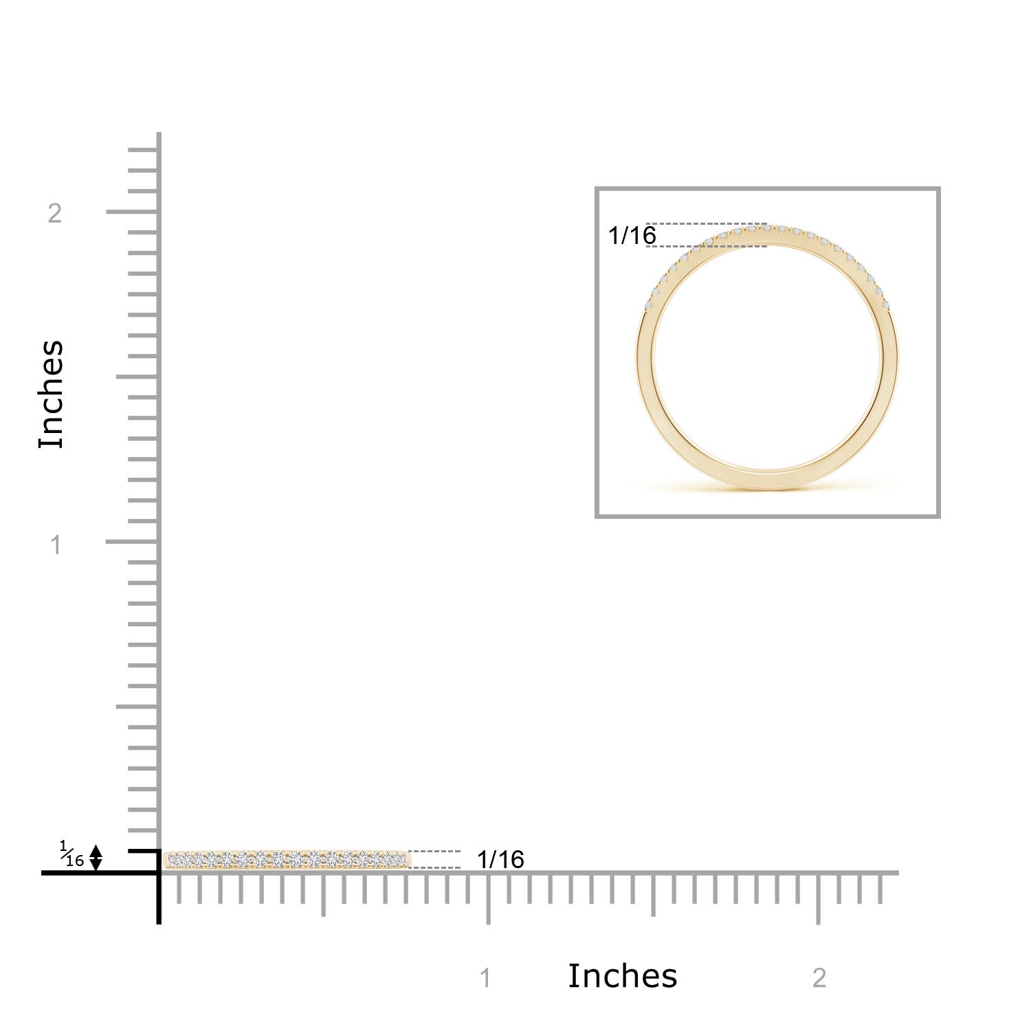 H, SI2 / 0.11 CT / 14 KT Yellow Gold