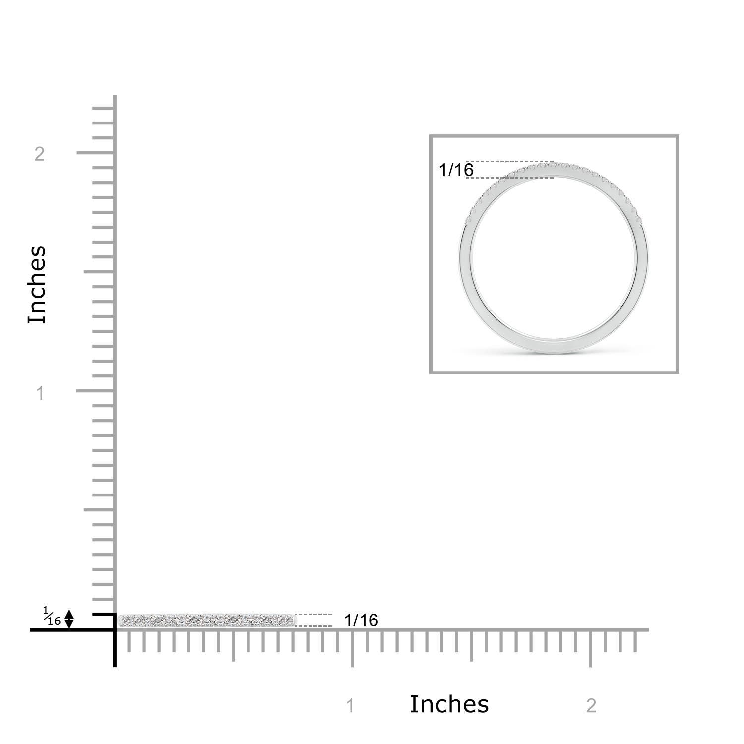 I I1 / 0.11 CT / 14 KT White Gold