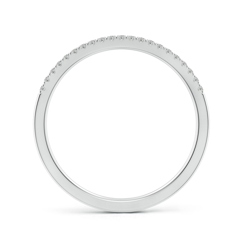 1mm JI2 Classic Diamond Half Eternity Women's Wedding Band in White Gold side-1