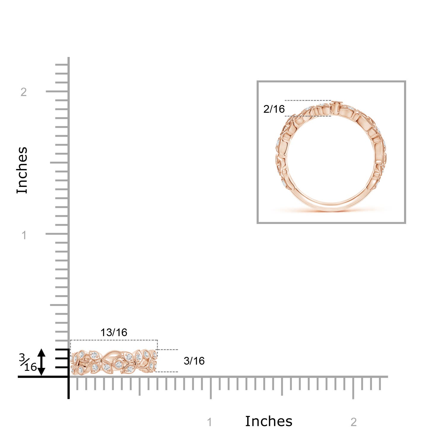 G, VS2 / 0.24 CT / 14 KT Rose Gold