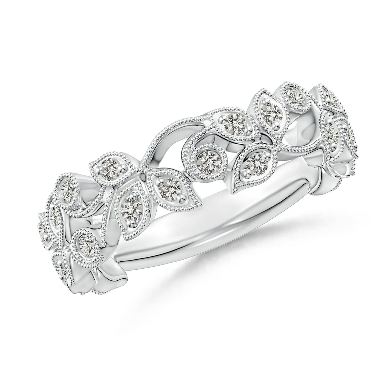 K, I3 / 0.24 CT / 14 KT White Gold