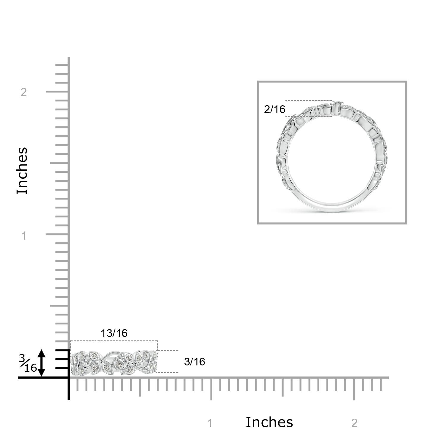 K, I3 / 0.24 CT / 14 KT White Gold