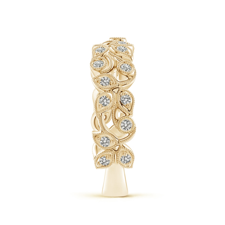 1.3mm KI3 Nature Inspired Round Diamond Vine Band in Yellow Gold side-2