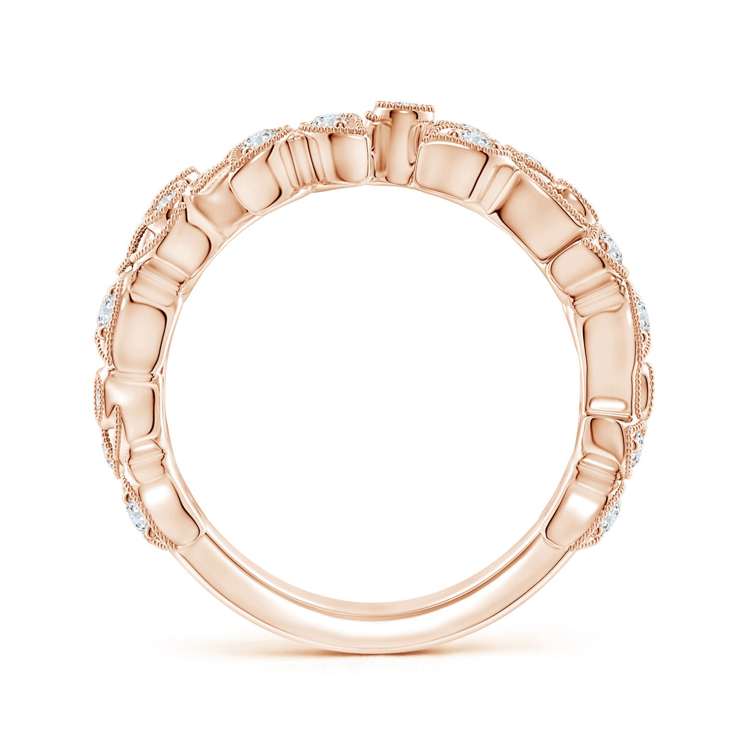 G, VS2 / 0.6 CT / 14 KT Rose Gold