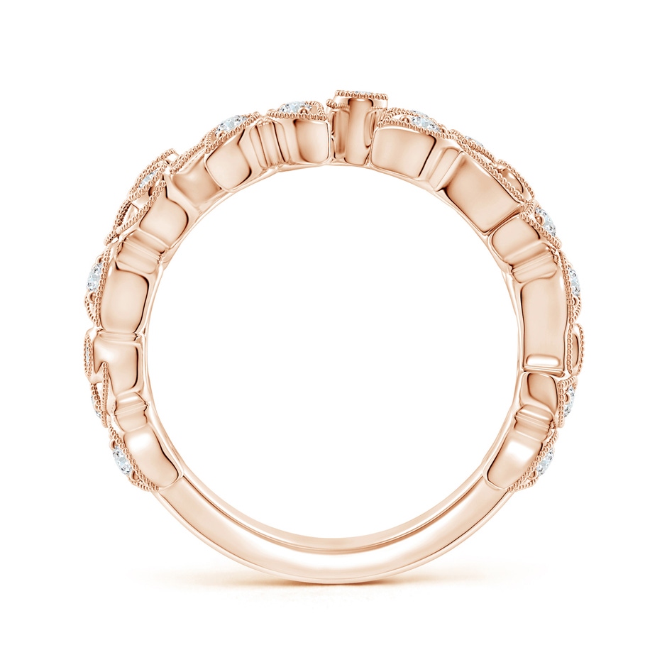 1.8mm GVS2 Nature Inspired Round Diamond Vine Band in Rose Gold side-1