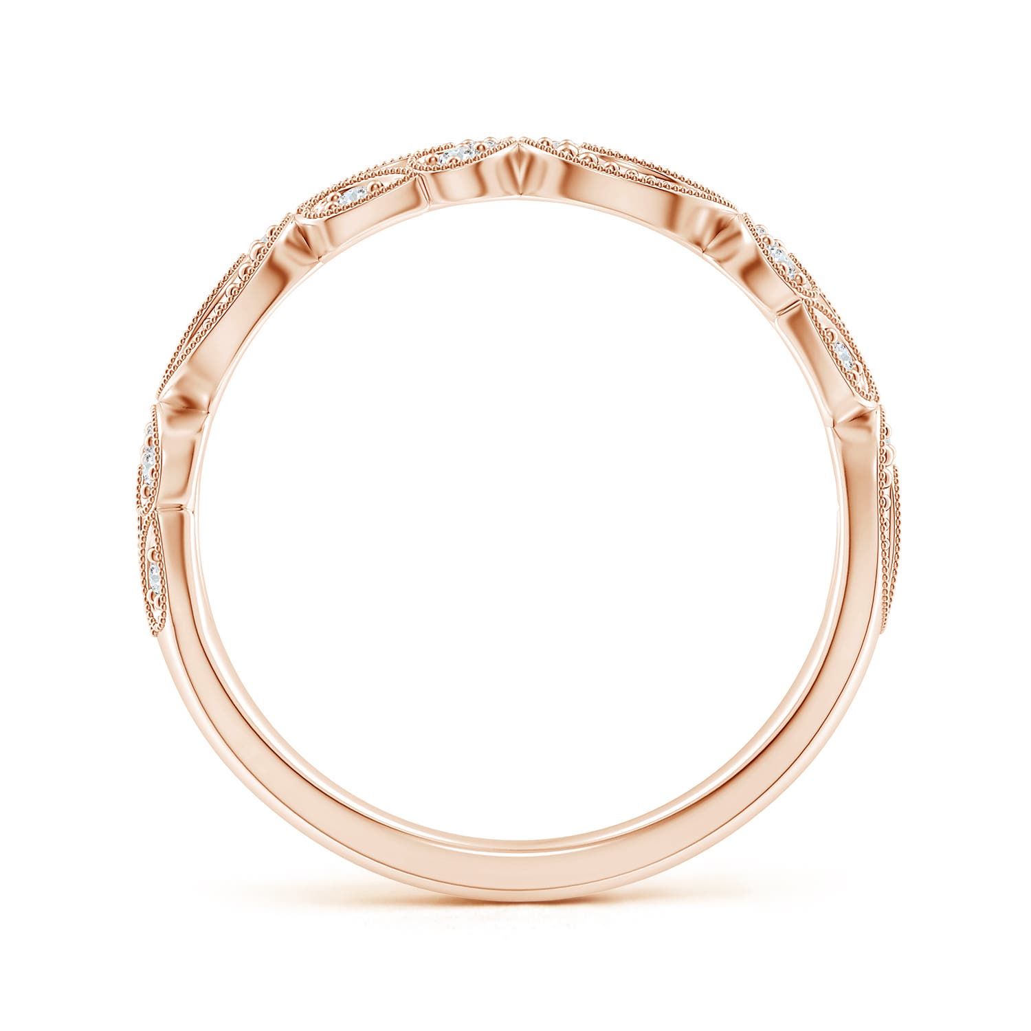 G-H VS / 0.11 CT / 14 KT Rose Gold