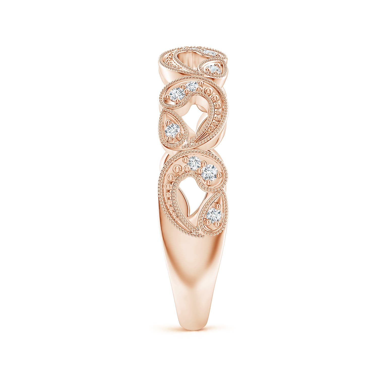 G-H VS / 0.11 CT / 14 KT Rose Gold