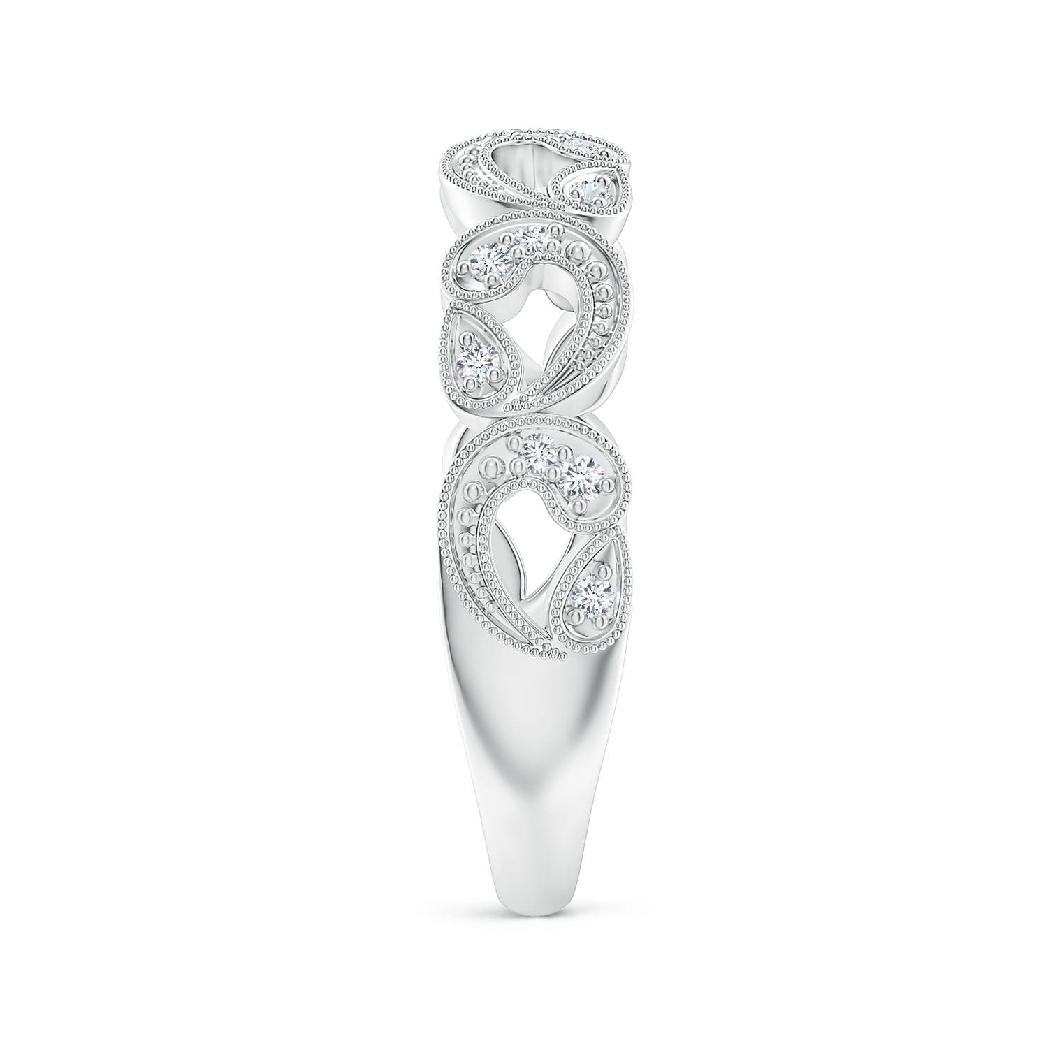 G-H VS / 0.11 CT / 14 KT White Gold