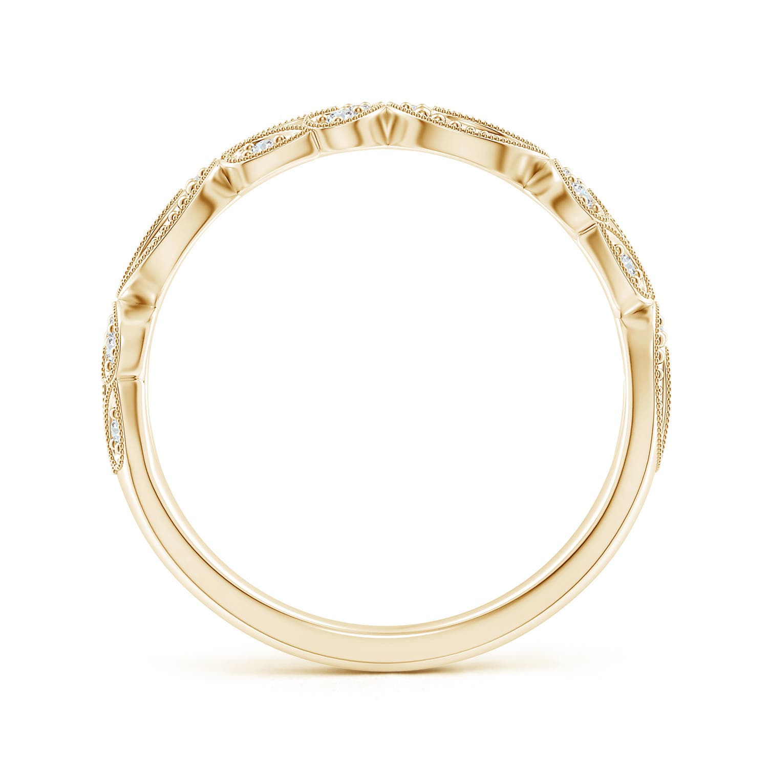 G-H VS / 0.11 CT / 14 KT Yellow Gold