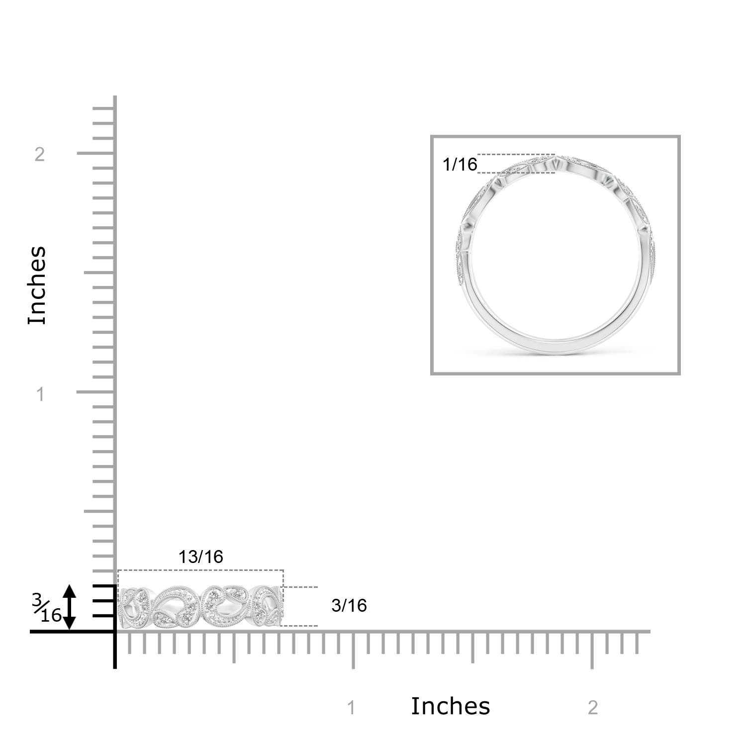 I I1 / 0.11 CT / 14 KT White Gold