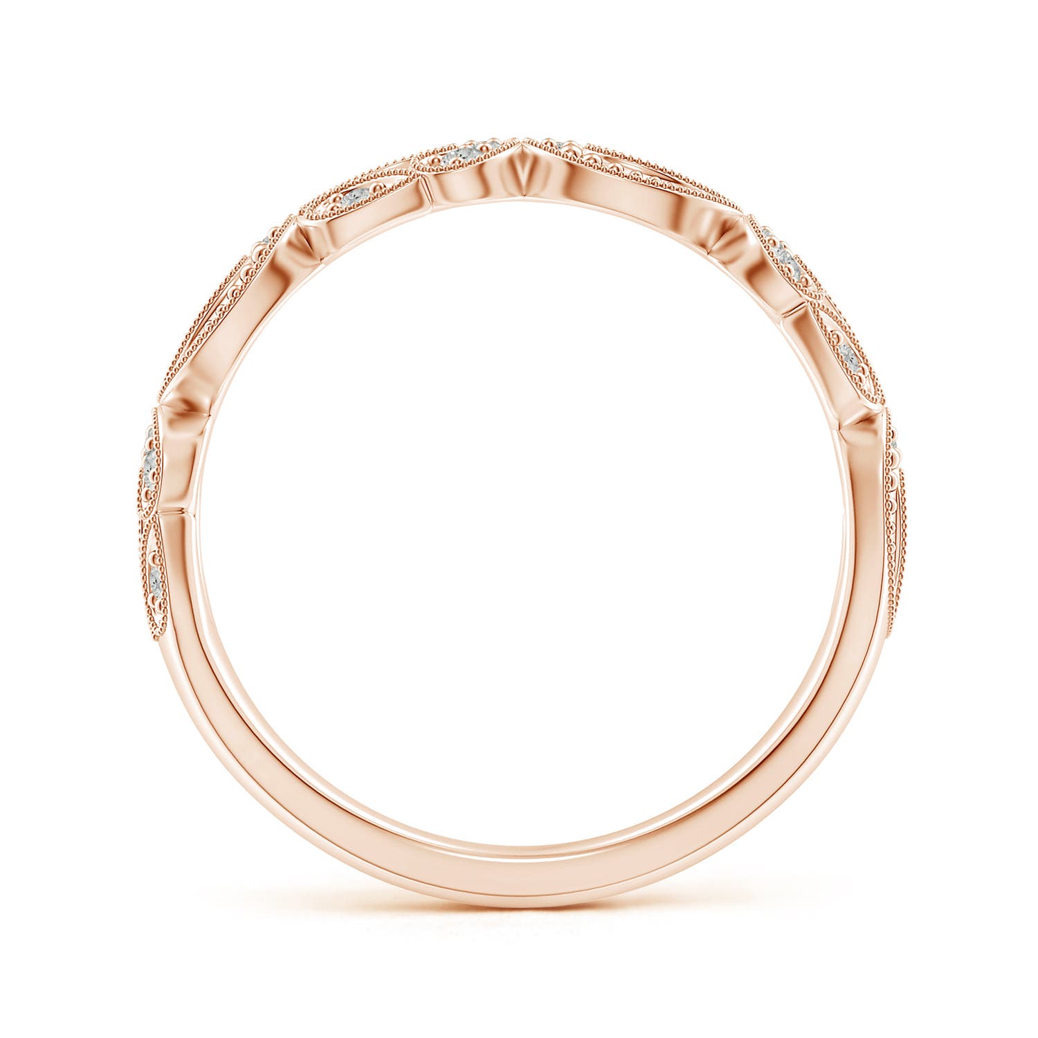 J I2 / 0.11 CT / 14 KT Rose Gold