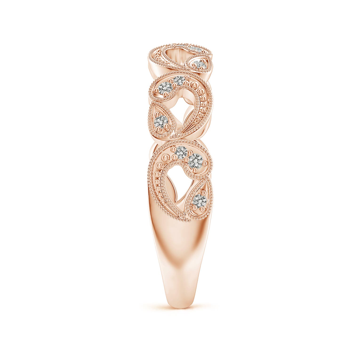 J I2 / 0.11 CT / 14 KT Rose Gold