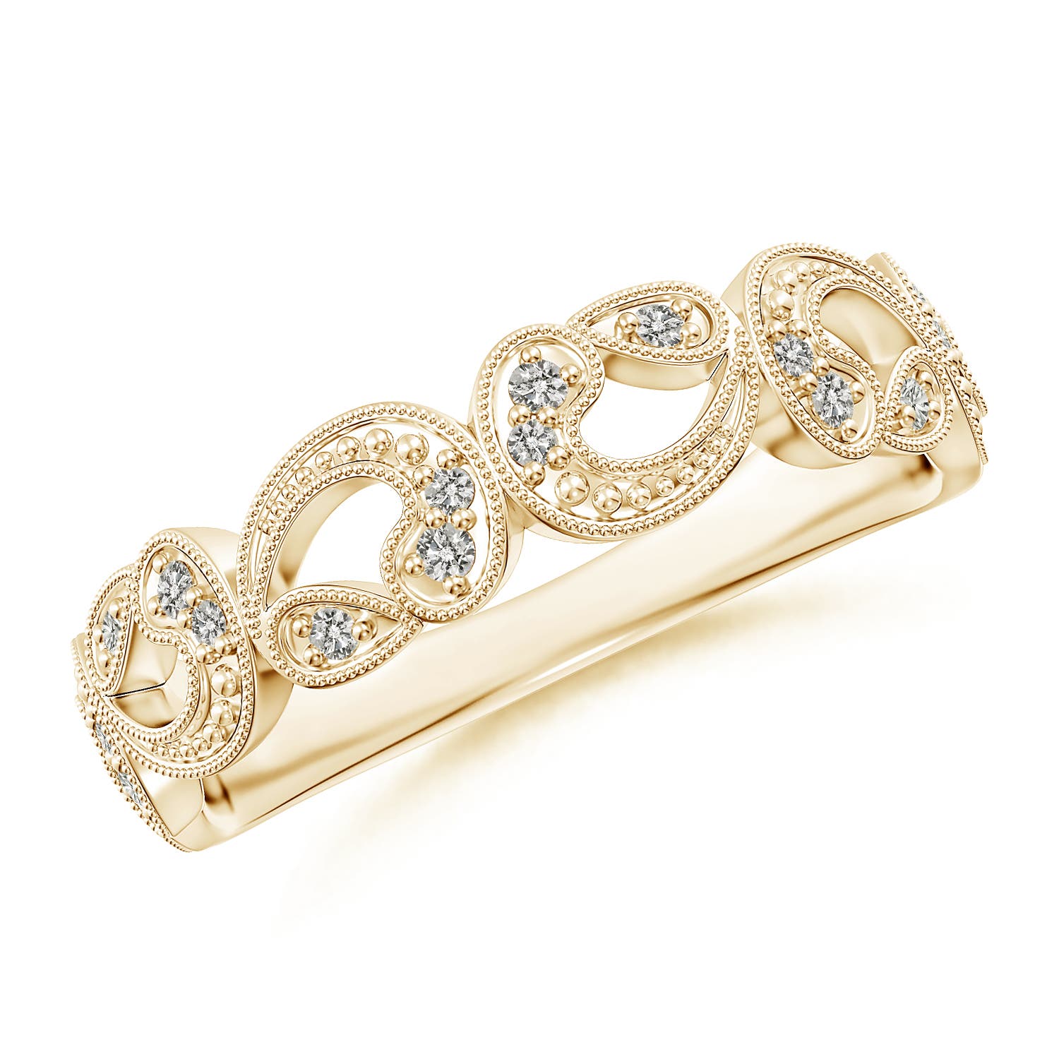 J I2 / 0.11 CT / 14 KT Yellow Gold