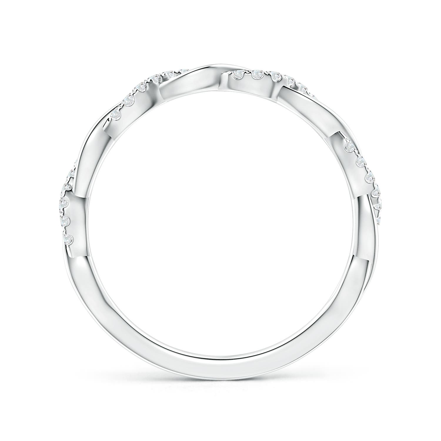 Pave hot sale twist ring