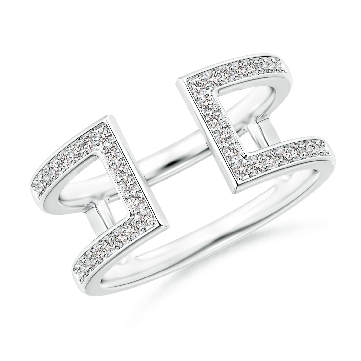 I-J, I1-I2 / 0.24 CT / 14 KT White Gold