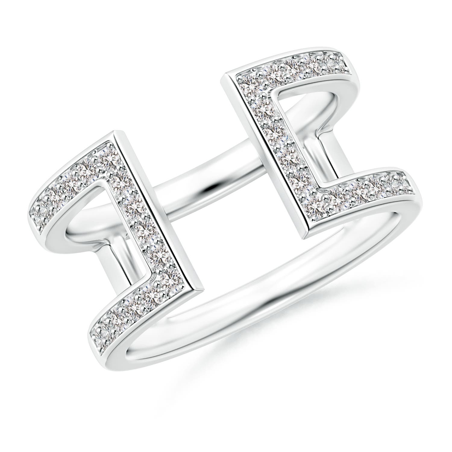 I-J, I1-I2 / 0.35 CT / 14 KT White Gold