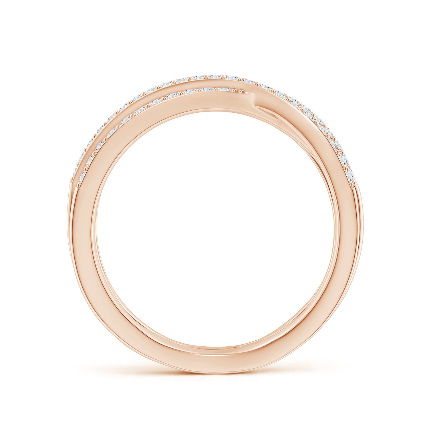 G, VS2 / 0.55 CT / 14 KT Rose Gold