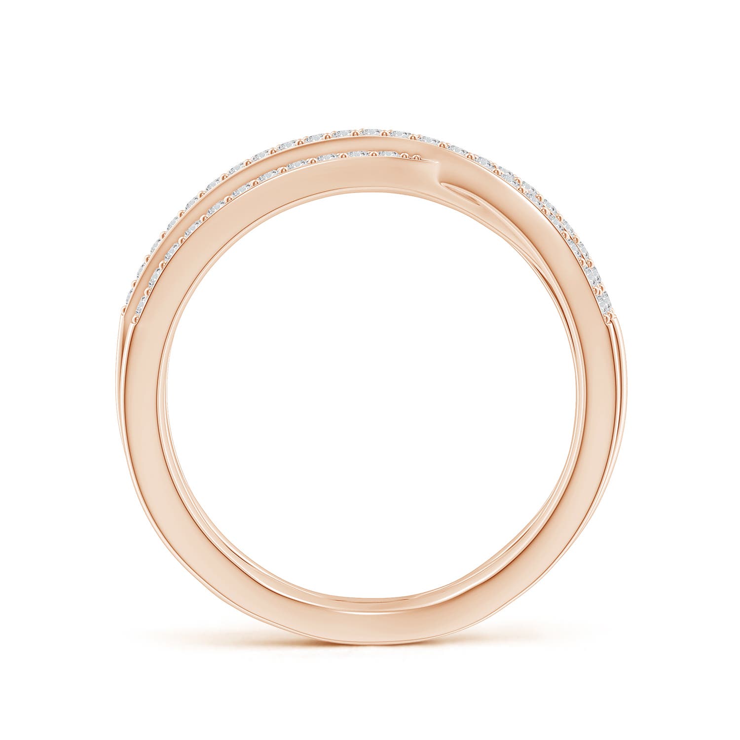 H, SI2 / 0.55 CT / 14 KT Rose Gold