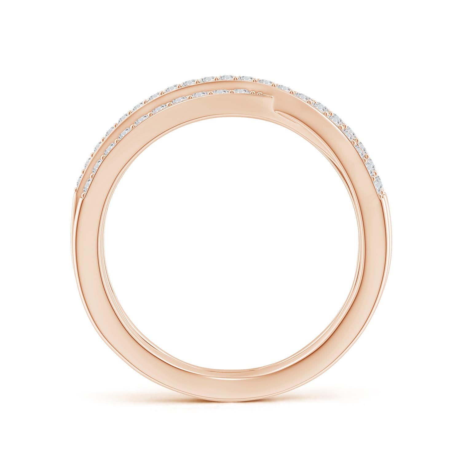 H, SI2 / 0.69 CT / 14 KT Rose Gold