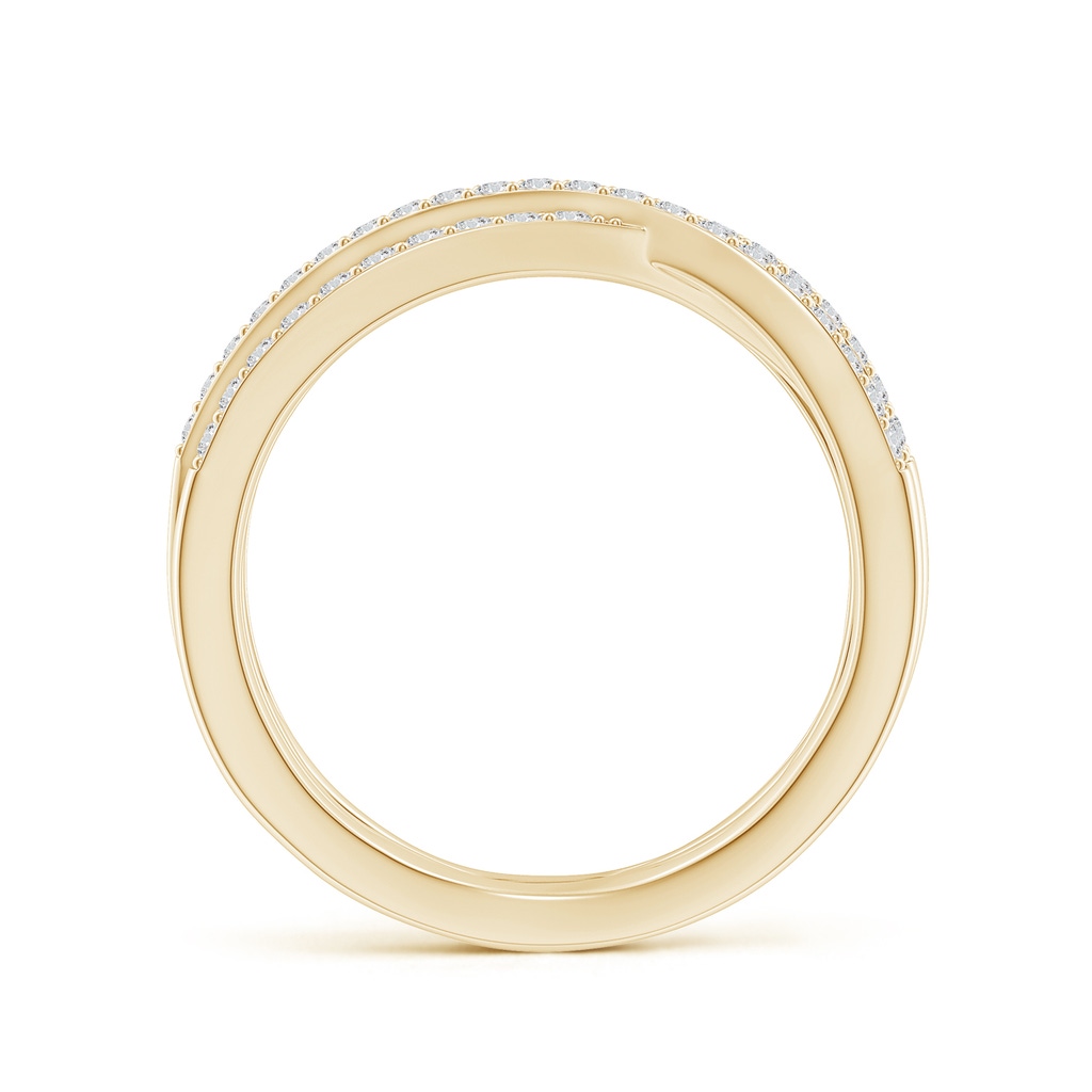 1.2mm HSI2 Entwined Diamond Wrap Ring in Yellow Gold Side 199