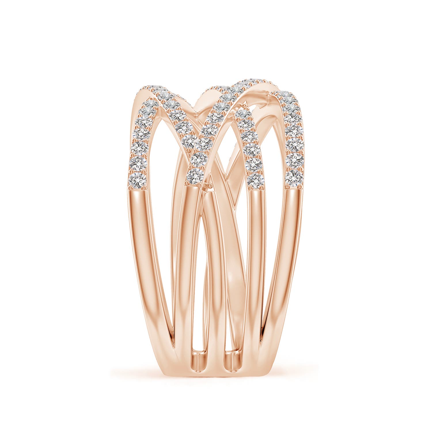 I-J, I1-I2 / 0.69 CT / 14 KT Rose Gold