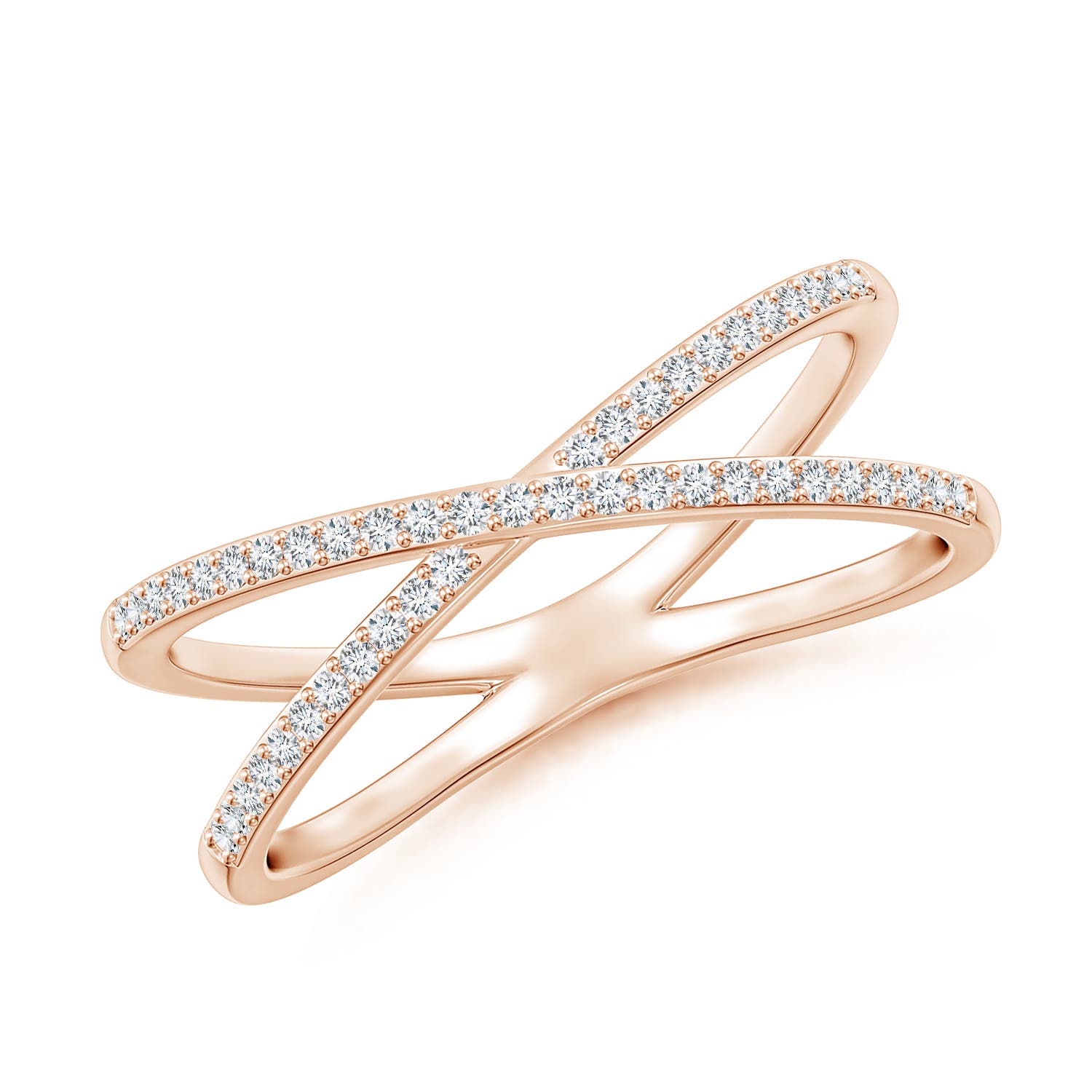 F-G, VS / 0.19 CT / 14 KT Rose Gold