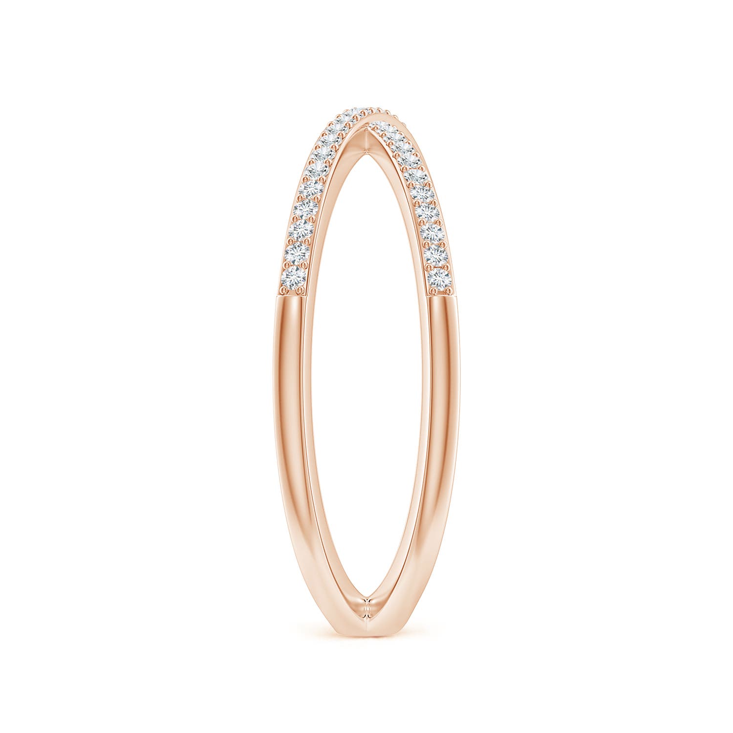 F-G, VS / 0.19 CT / 14 KT Rose Gold