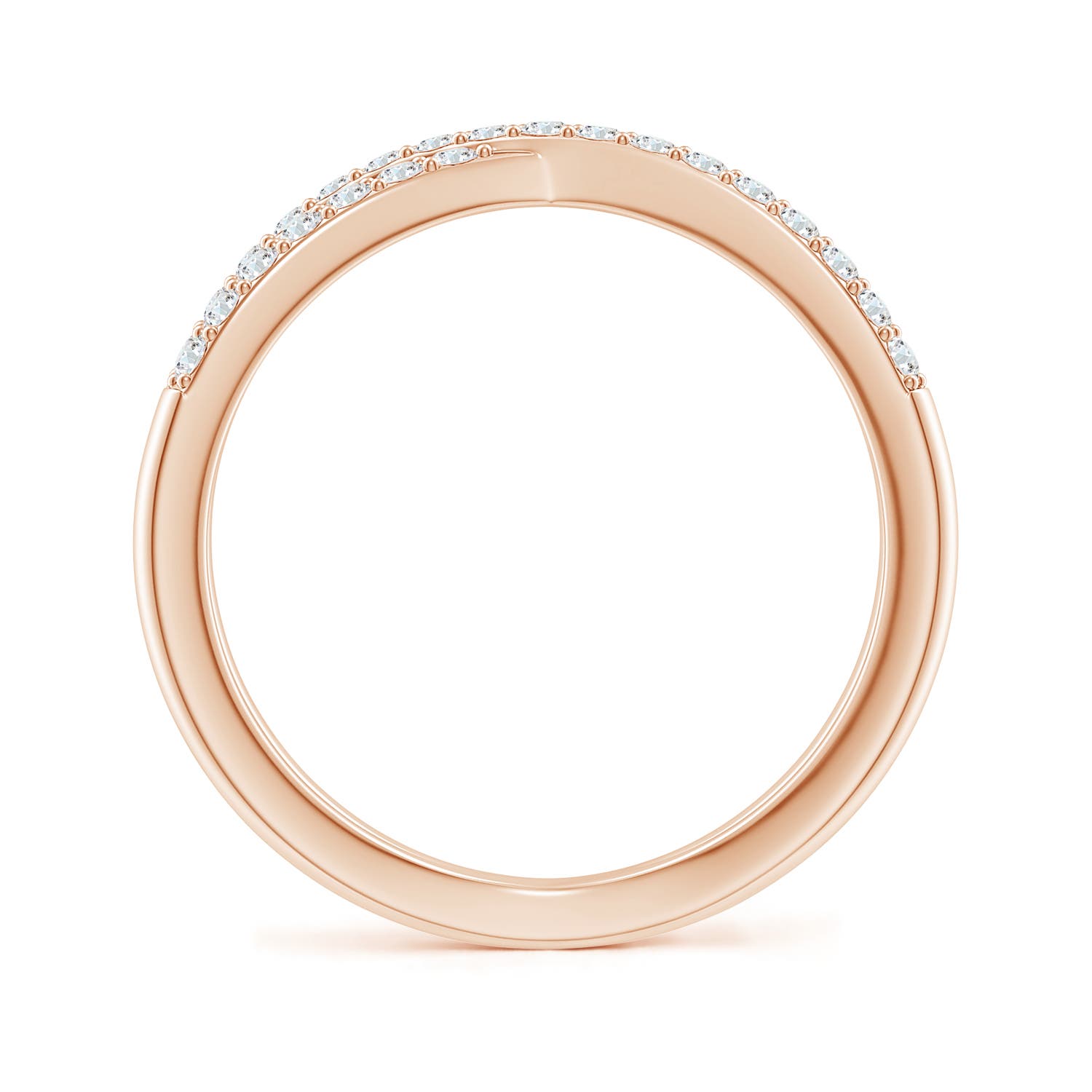 F-G, VS / 0.34 CT / 14 KT Rose Gold