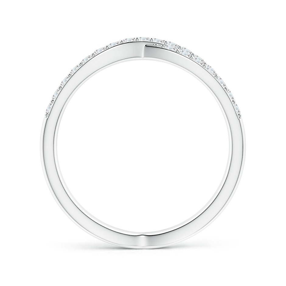1.3mm GVS2 Diamond Crossover Wedding Band in P950 Platinum side-1
