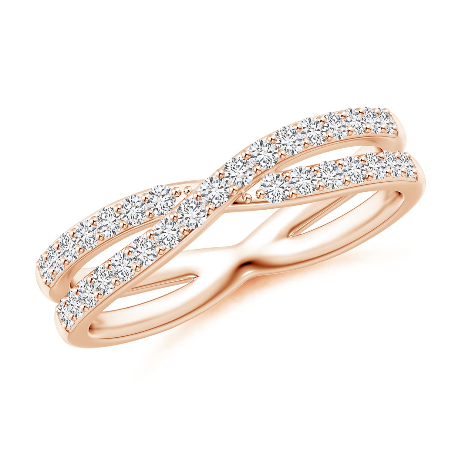 H, SI2 / 0.31 CT / 14 KT Rose Gold