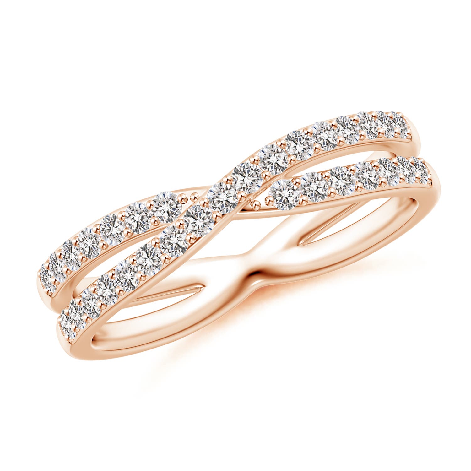 I-J, I1-I2 / 0.31 CT / 14 KT Rose Gold