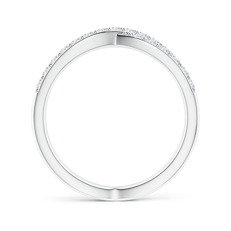 1.6mm GVS2 Diamond Crossover Wedding Band in P950 Platinum side-1