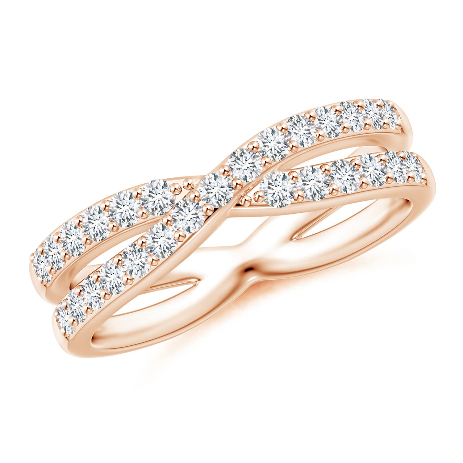 G, VS2 / 0.49 CT / 14 KT Rose Gold