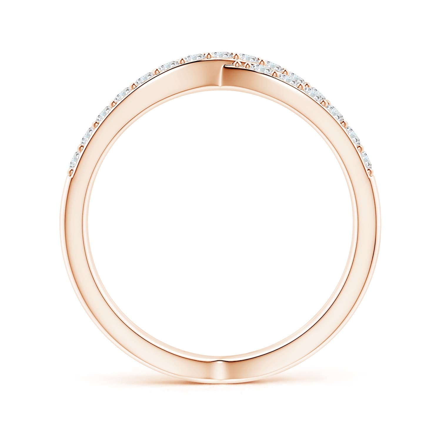 G, VS2 / 0.49 CT / 14 KT Rose Gold