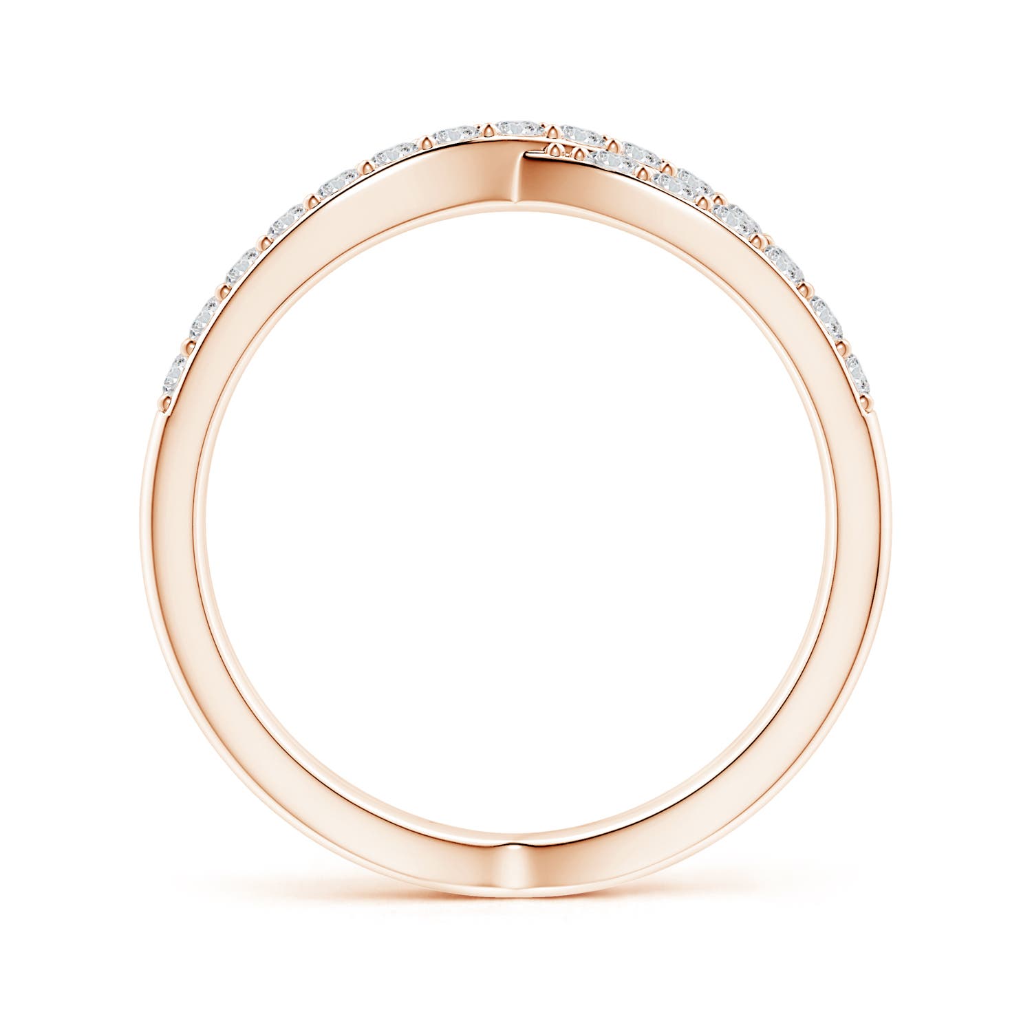 H, SI2 / 0.49 CT / 14 KT Rose Gold