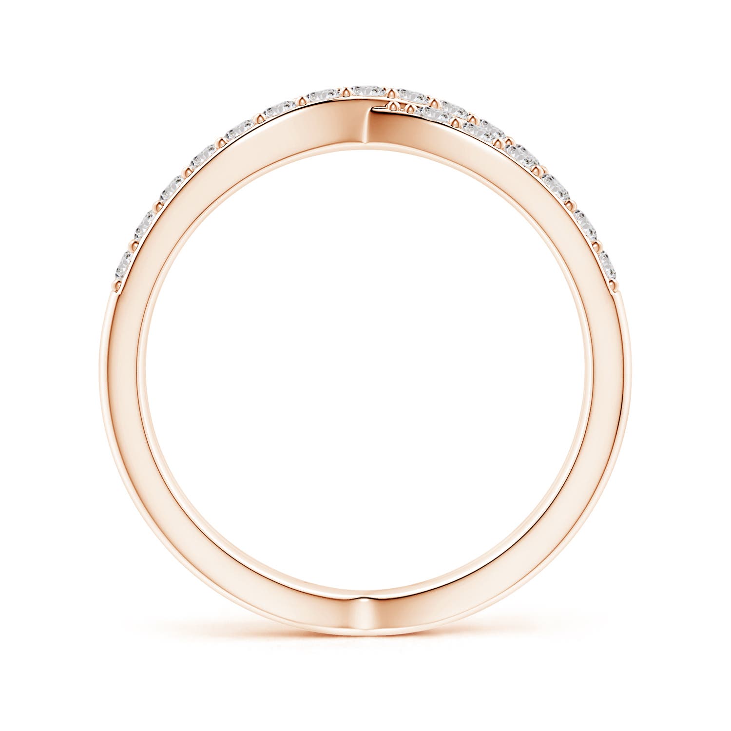 I-J, I1-I2 / 0.49 CT / 14 KT Rose Gold