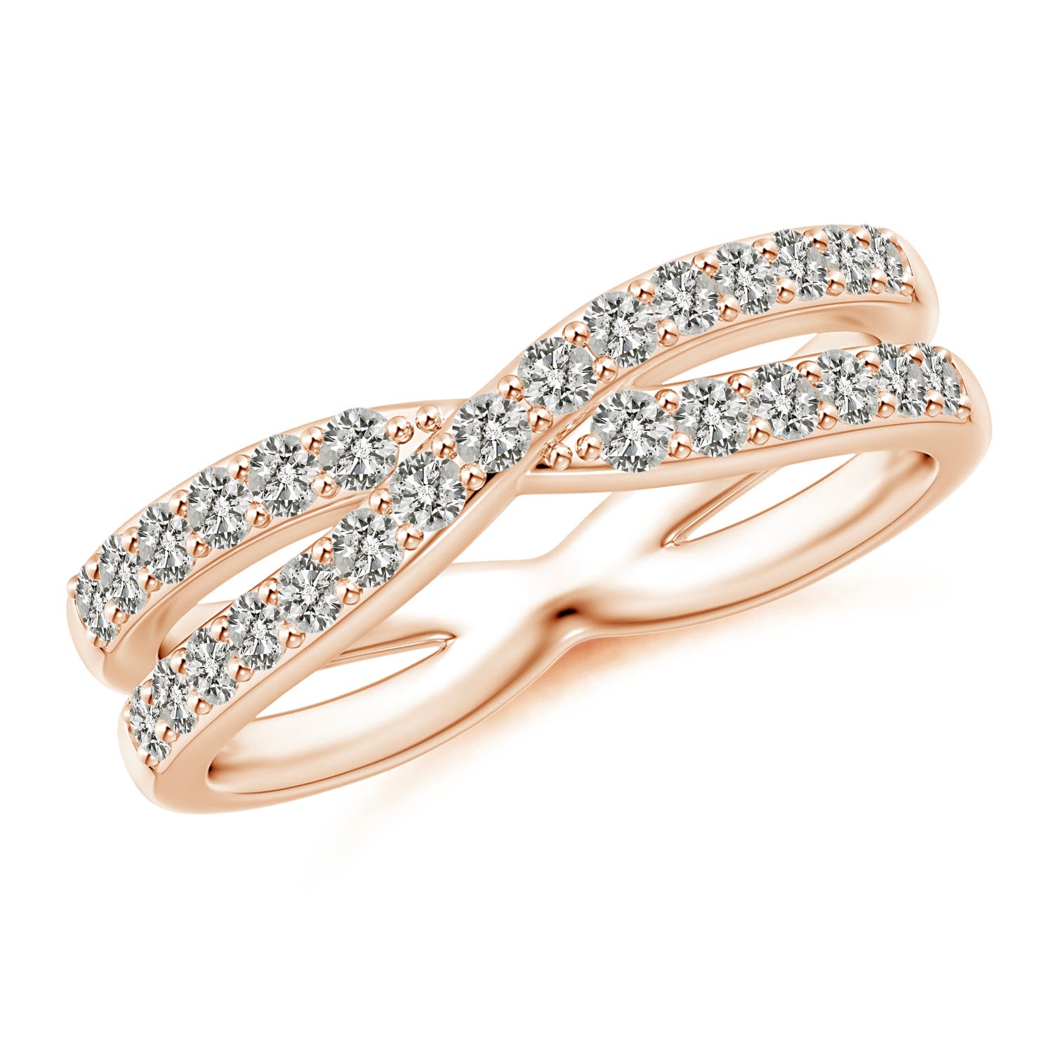 K, I3 / 0.49 CT / 14 KT Rose Gold