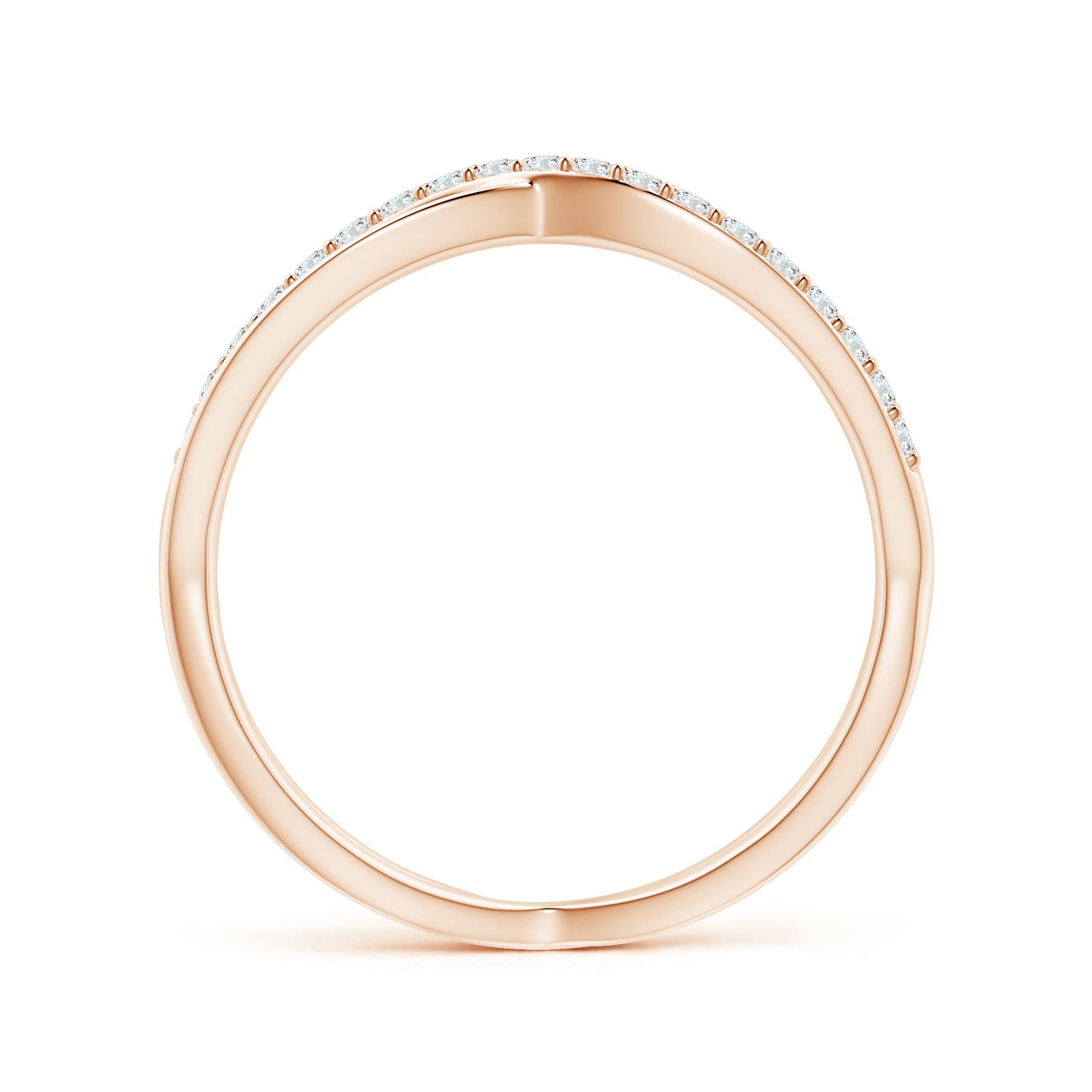 G, VS2 / 0.15 CT / 14 KT Rose Gold