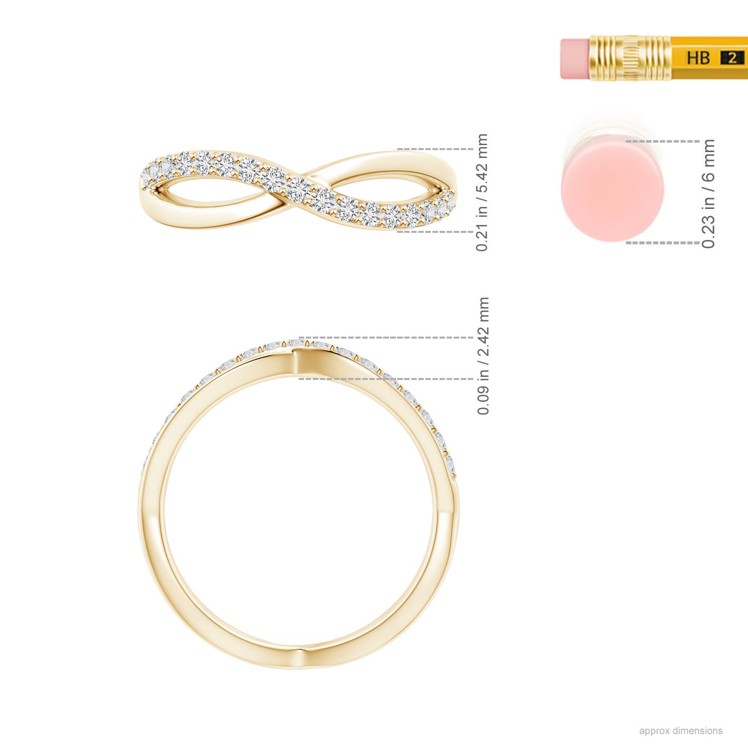 H, SI2 / 0.24 CT / 14 KT Yellow Gold