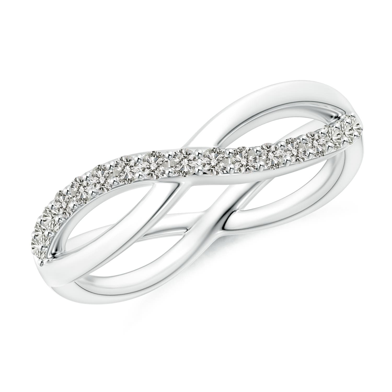 K, I3 / 0.24 CT / 14 KT White Gold