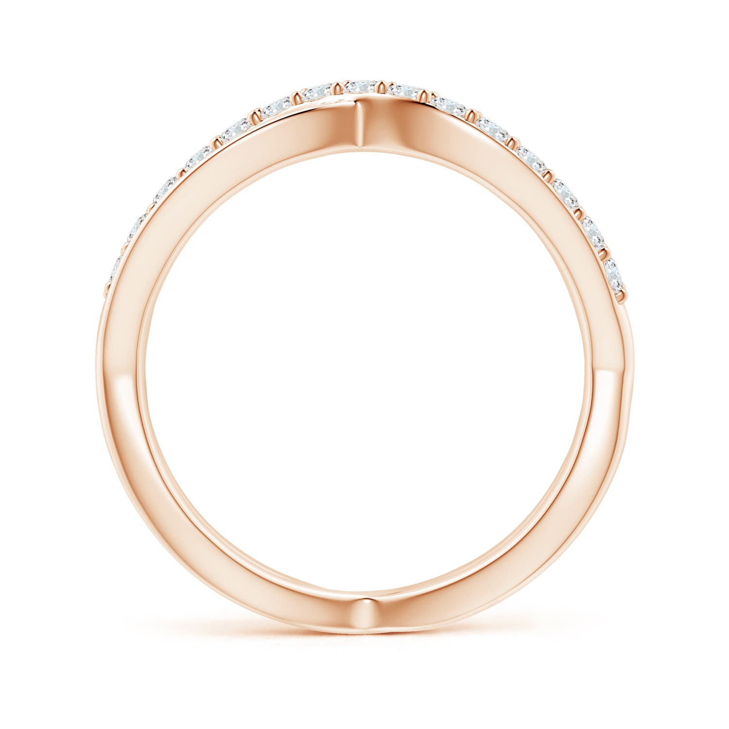 G, VS2 / 0.35 CT / 14 KT Rose Gold