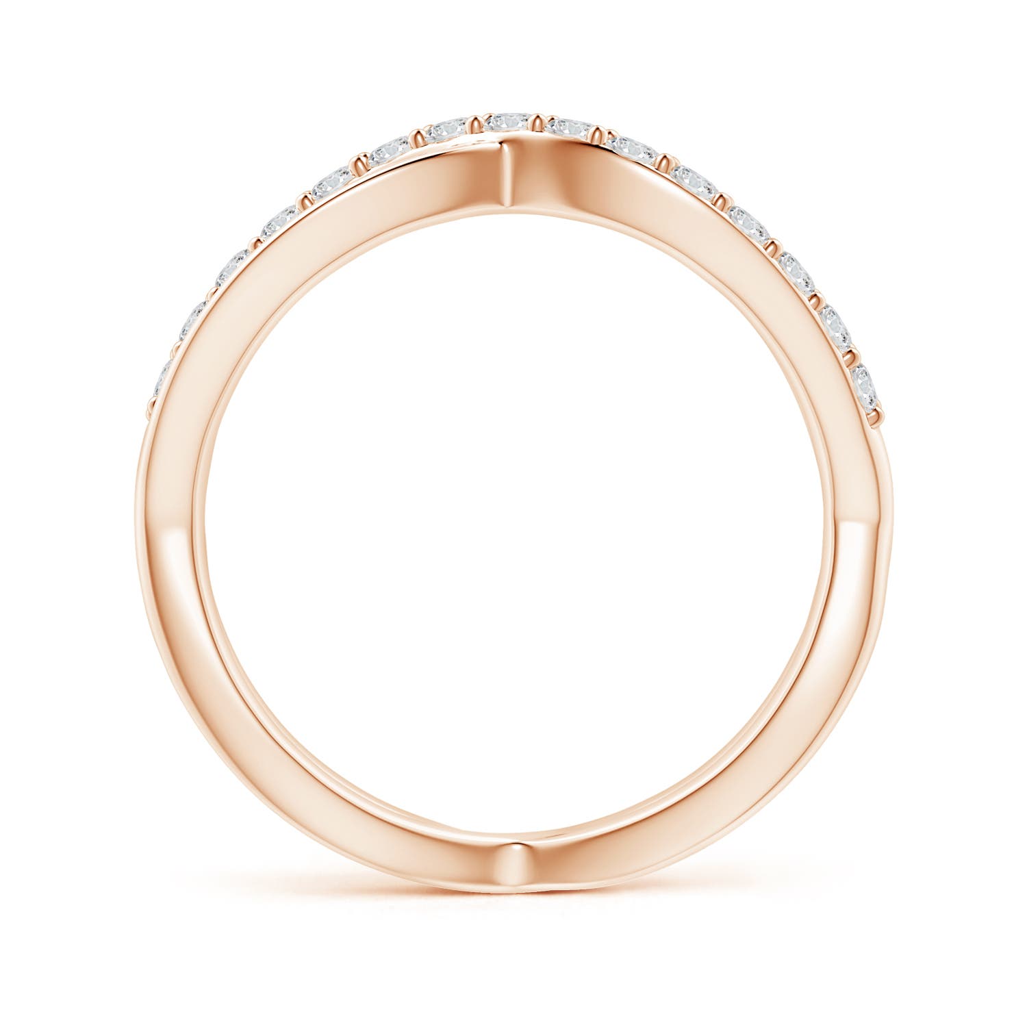 H, SI2 / 0.35 CT / 14 KT Rose Gold