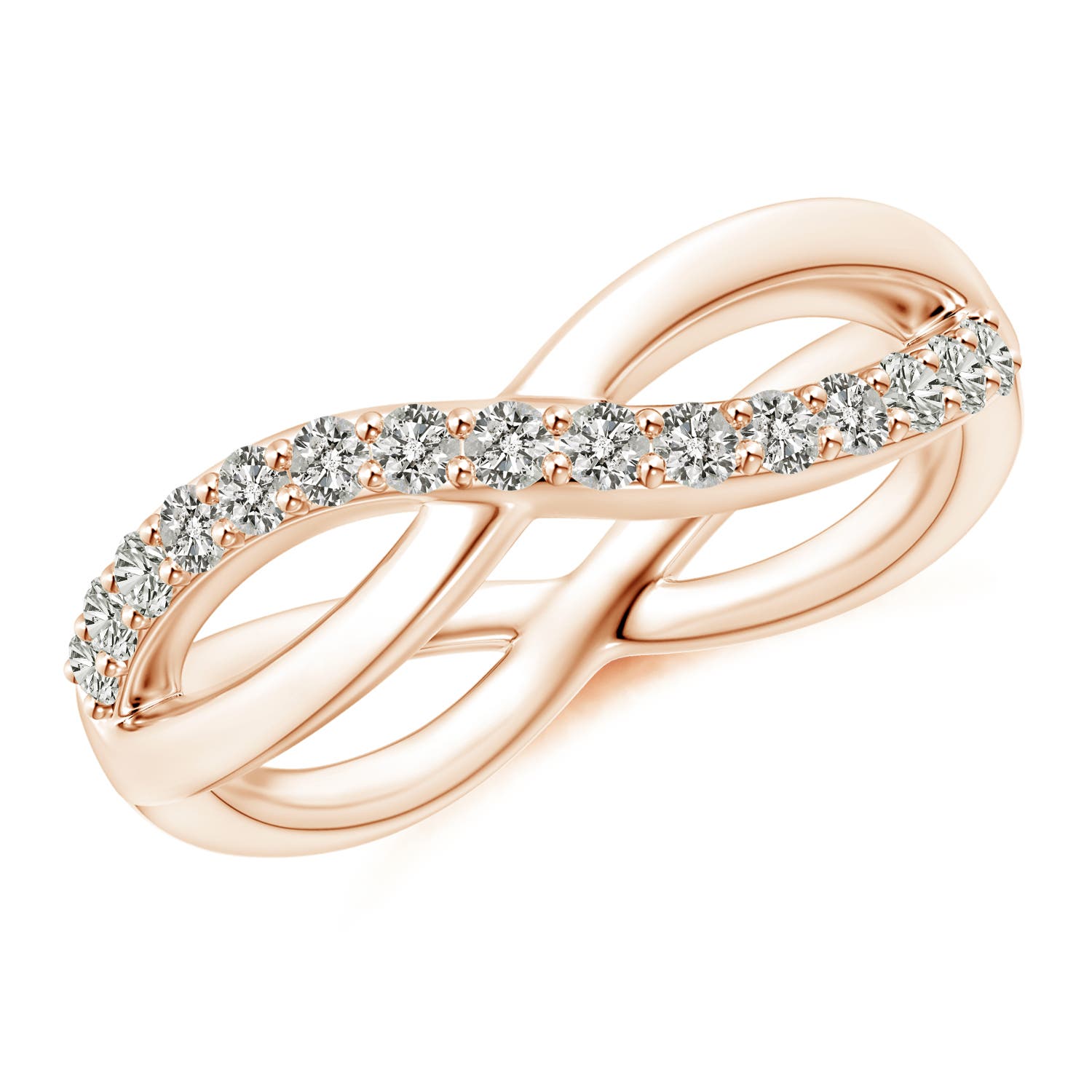 K, I3 / 0.35 CT / 14 KT Rose Gold