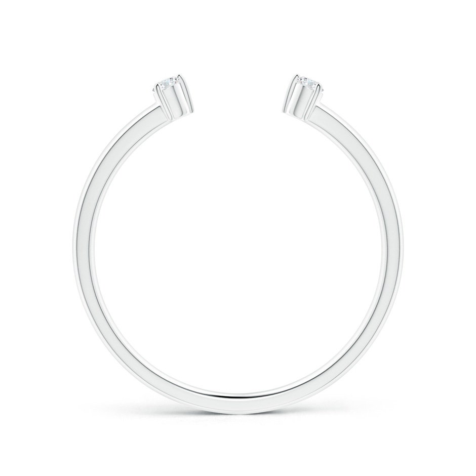 1.8mm GVS2 Two-Stone Diamond Open Ring in P950 Platinum side-1