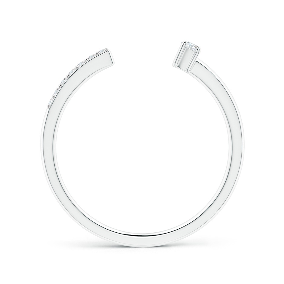 2.1mm GVS2 Diamond Stackable Open Ring in P950 Platinum side-1