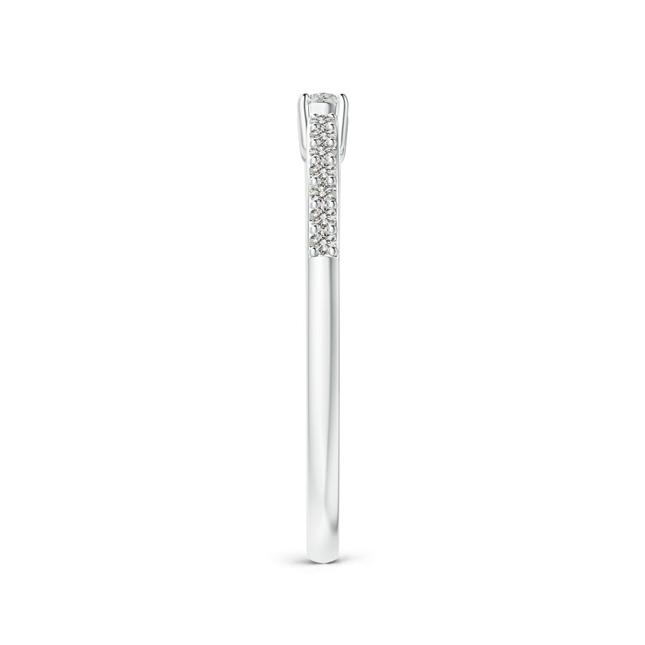 2.1mm KI3 Diamond Stackable Open Ring in P950 Platinum side-2