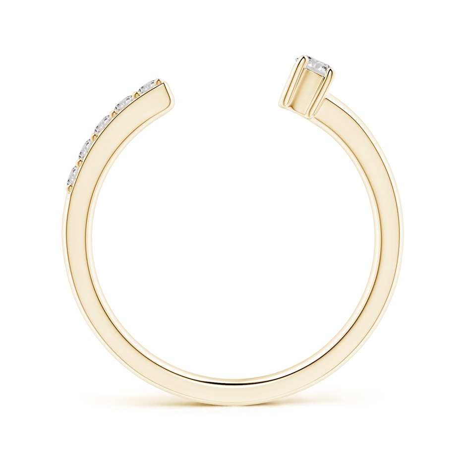 2.6mm IJI1I2 Diamond Stackable Open Ring in Yellow Gold side-1